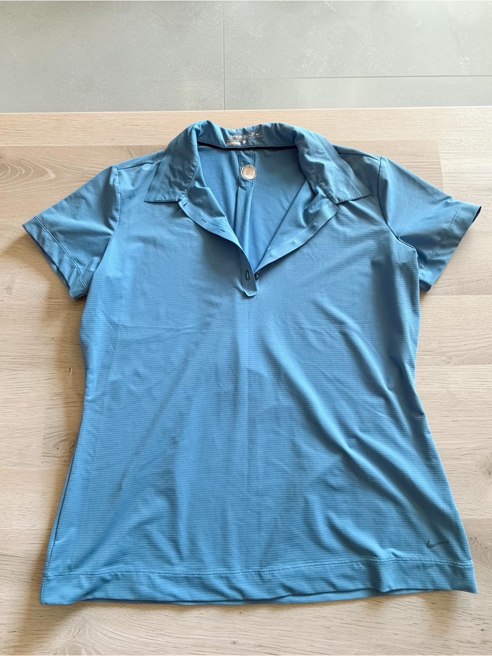 Women’s Blue Nike Dri Fit Golf Polo Size Large
